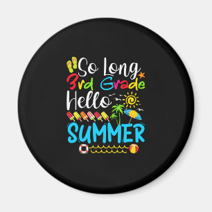 Imán Hola, Verano De 3er Grado El Día De La Escuela.