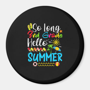 Imán Hola, Verano De 3er Grado El Día De La Escuela.