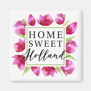 Imán Holanda dulce del hogar: Regalo holandés de tulipa