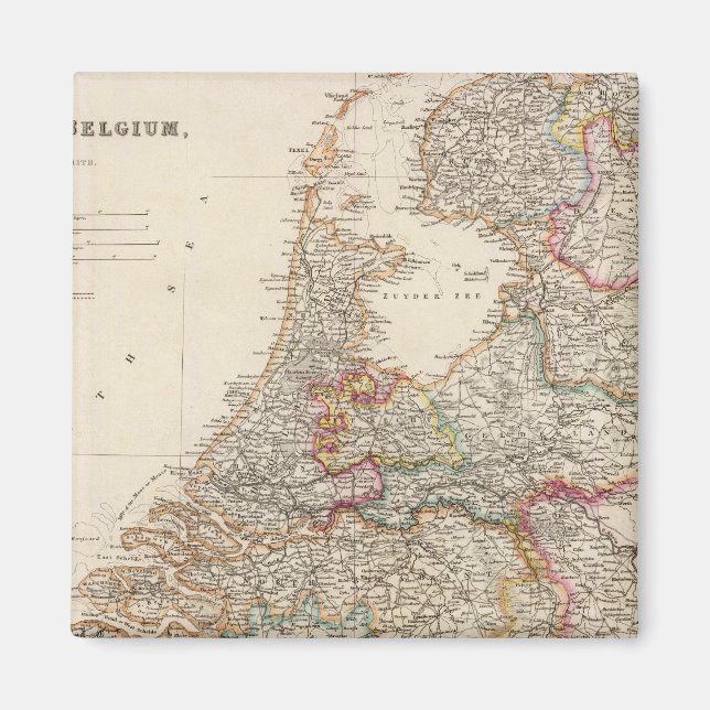 Imán Holanda y Bélgica (Frente)