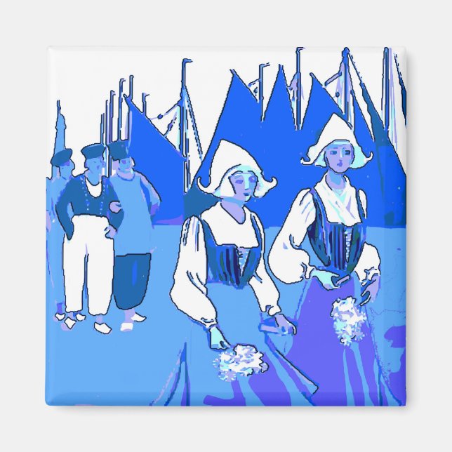 Imán Holandés azul, Chicas (Frente)