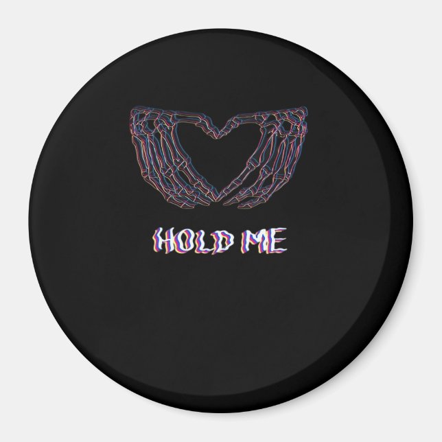 Imán Hold Me Classic - Skeleton Hand Heart (Frente)