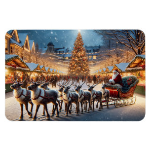 Imán Holiday Santa Magnet