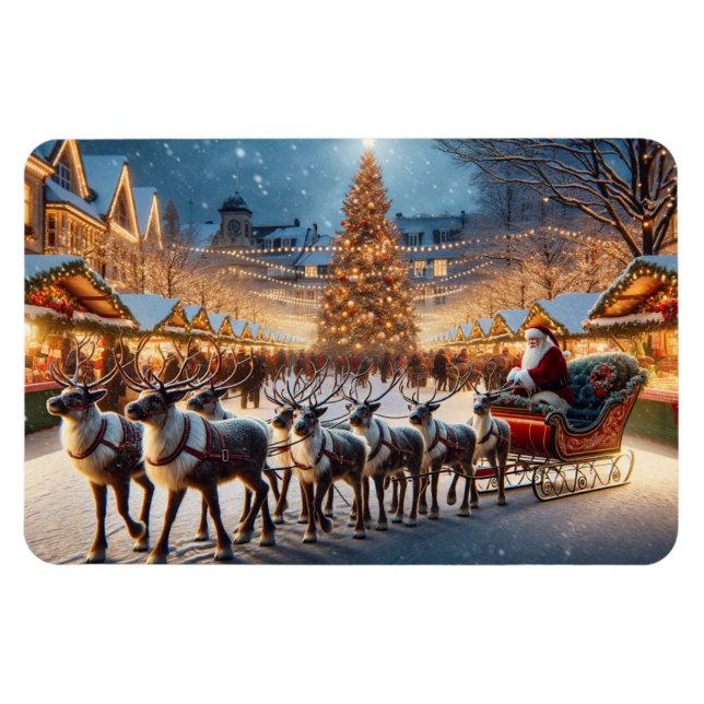 Imán Holiday Santa Magnet (Horizontal)