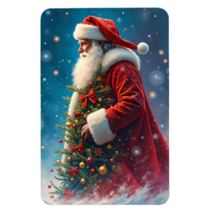 Imán Holiday Santa Magnet
