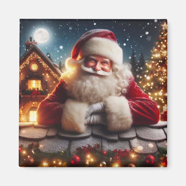 Imán Holiday Santa Magnet (Frente)