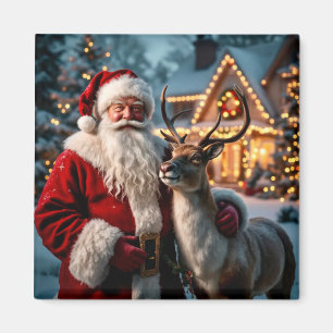 Imán Holiday Santa Magnet