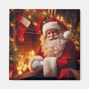 Imán Holiday Santa Magnet
