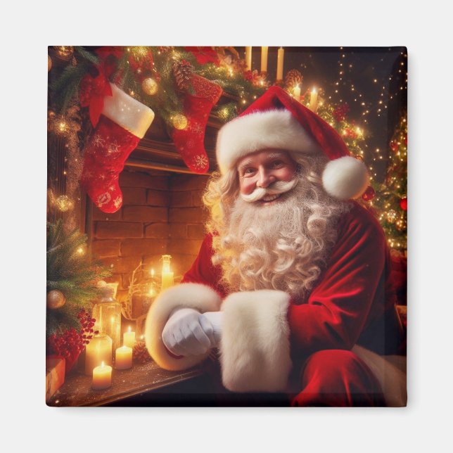 Imán Holiday Santa Magnet (Frente)