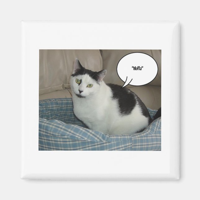 Imán ¡Holla! (Frente)