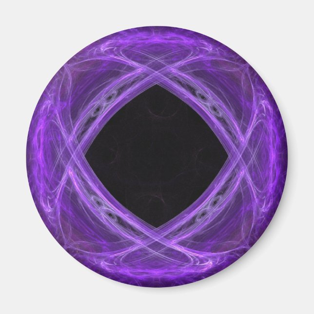 Imán Hollow Purple Swirls Magnet (Frente)