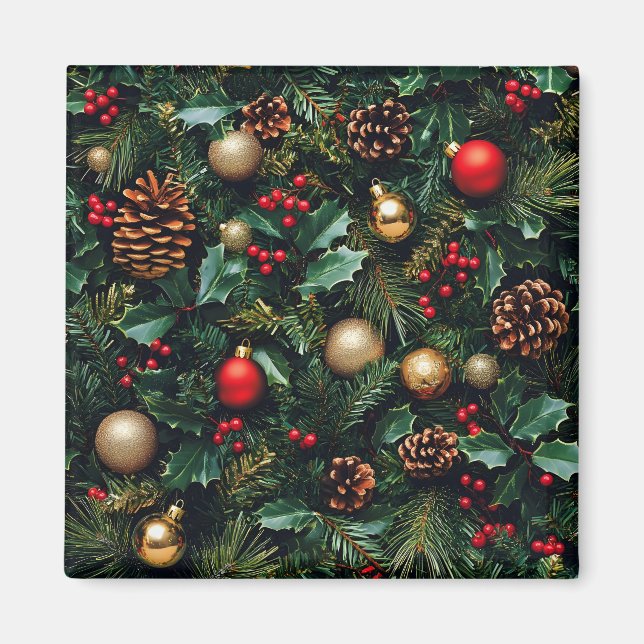 Imán Holly Berry Winter Wonderland (Frente)