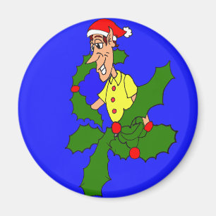 Imán Holly Jolly Navidades Magnet