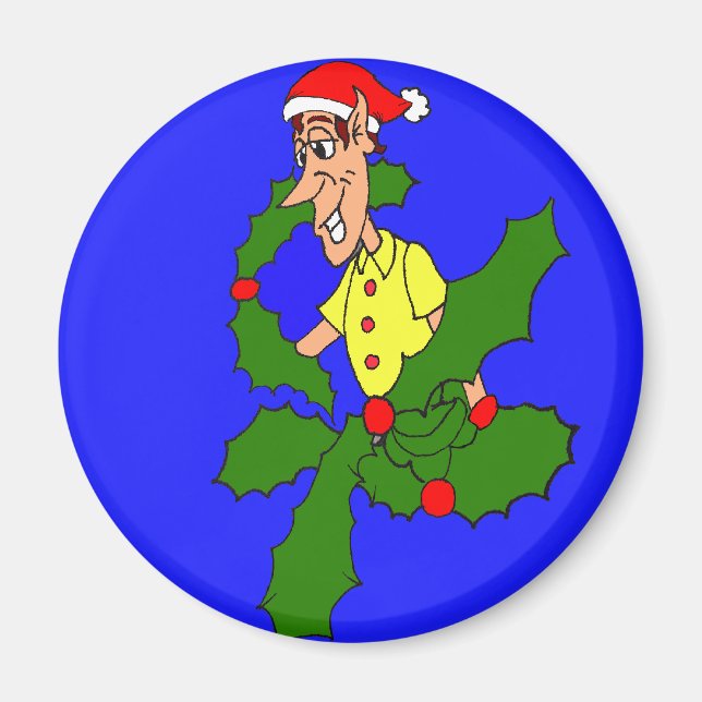 Imán Holly Jolly Navidades Magnet (Frente)