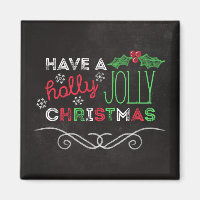 Holly Jolly Navidades Rustic Chalkboard