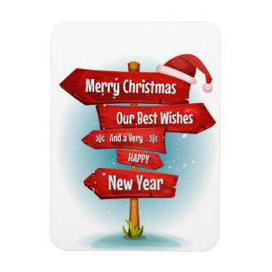 Imán "Holly Jolly Wishes"