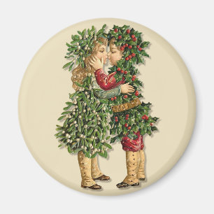 Imán Holly y Mistletoe Kids