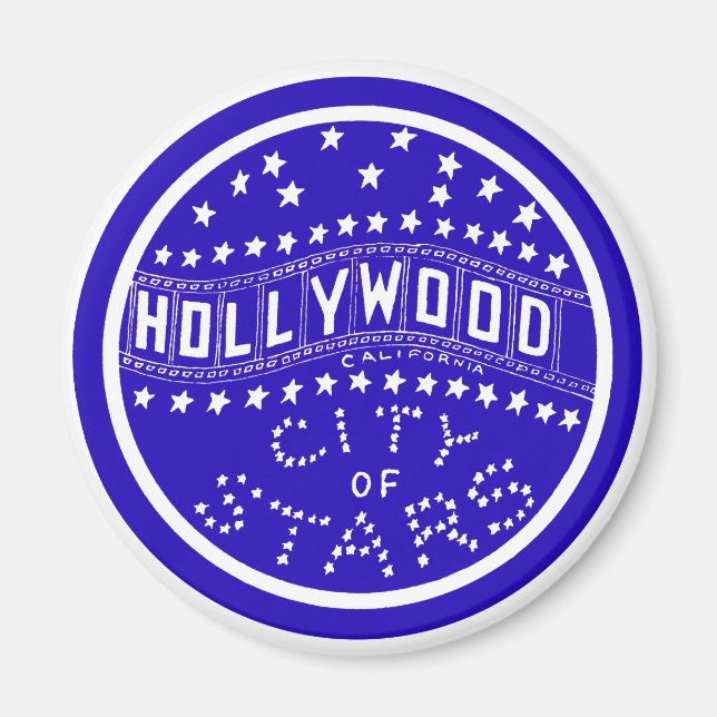 Imán Hollywood California en 1930 (Frente)