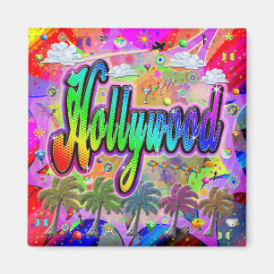 Imán Hollywood Vista Express Magnet