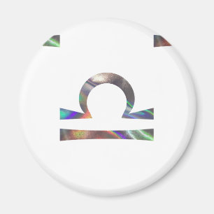 Imán hologram Libra