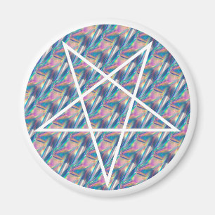 Imán hologram pentagram