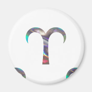 Imán holograma Aries