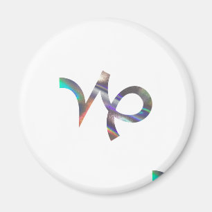 Imán holograma Capricornio