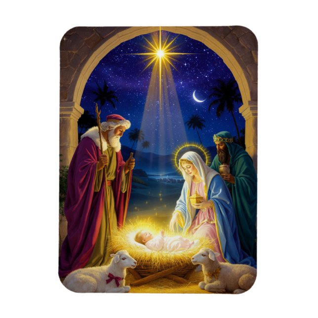 Imán Holy Nativity Christmas (Vertical)