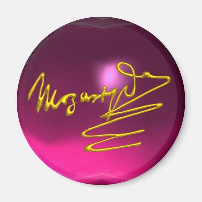 Imán HOMAGE TO MOZART,amatista rosa (Frente)