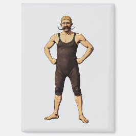 Imán Hombre Bigote de Manillar Victoriano