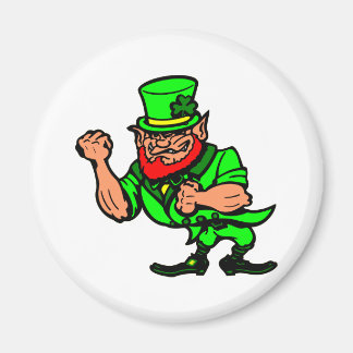 Imán Hombre blanco luchando contra irlandés
