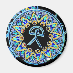 Imán Hombre Cermaics, Almería, España de Indalo