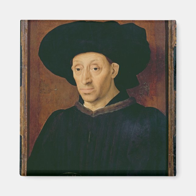 Imán Hombre con un vaso de vino (Frente)