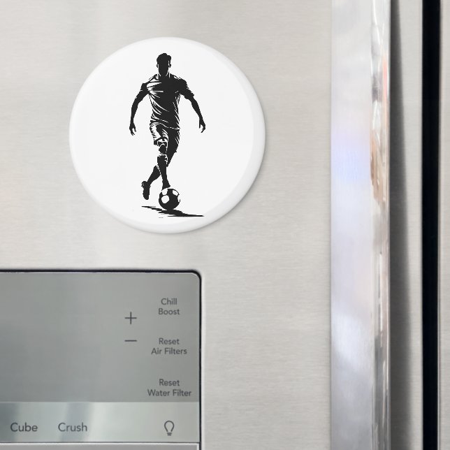 Imán Hombre de fútbol con balón (In situ (nevera))