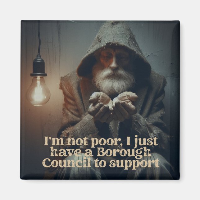 Imán Hombre de impuestos del Consejo (Frente)