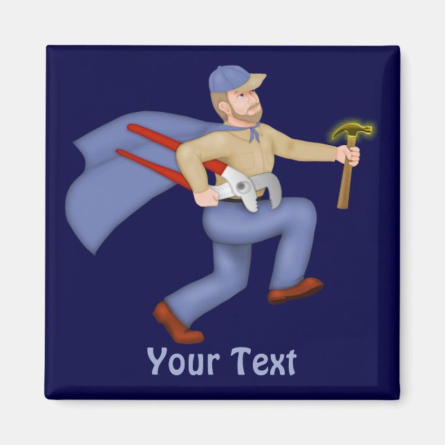 Imán Hombre de mantenimiento (Frente)