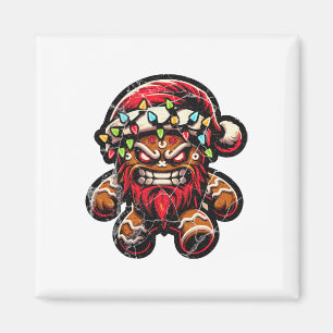 Imán Hombre de pan de jengibre Navidades de Krampus Paj