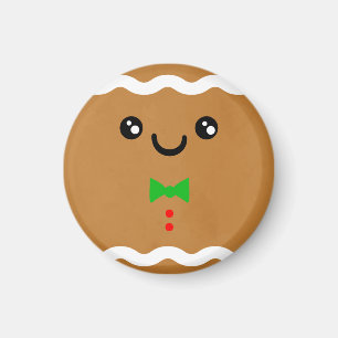 Imán Hombre de pan de jengibre Navidades graciosos pan