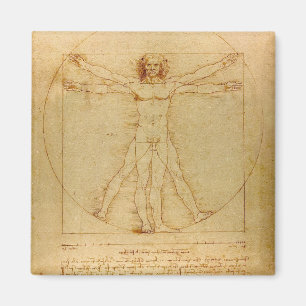 Imán Hombre de Vitruvio de Leonardo Da Vinci
