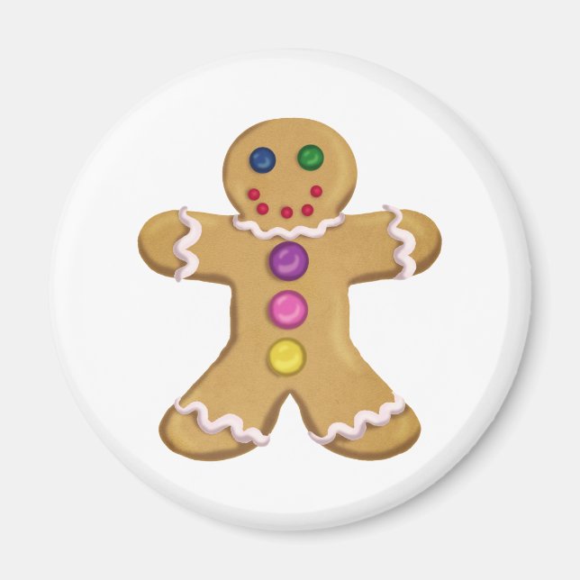 Imán Hombre del jengibre (Frente)