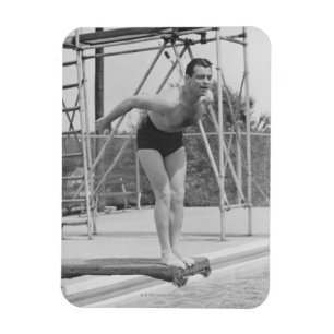 Imán Hombre en el tablero de salto