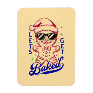 Imán Hombre gracioso de pan de jengibre - Vamos a horne