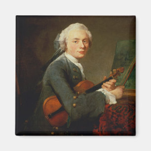 Imán Hombre joven con un violín