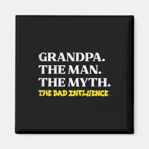 Imán Hombre Mito Influencia Mal Padres Funny Abuelo D