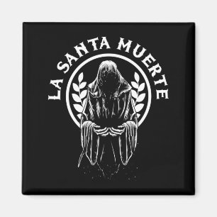 Imán Hombre Santa Muerte México Calavera Esqueleto Crán