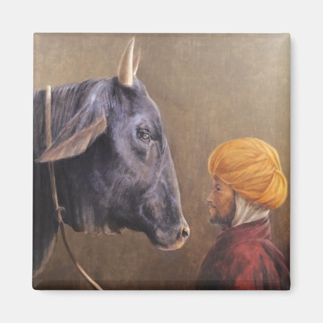 Imán Hombre y toro (Frente)