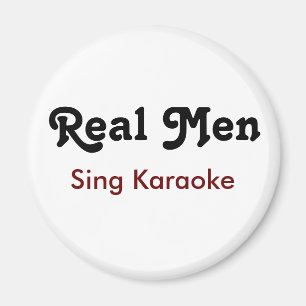 Imán Hombres de verdad cantan karaoke