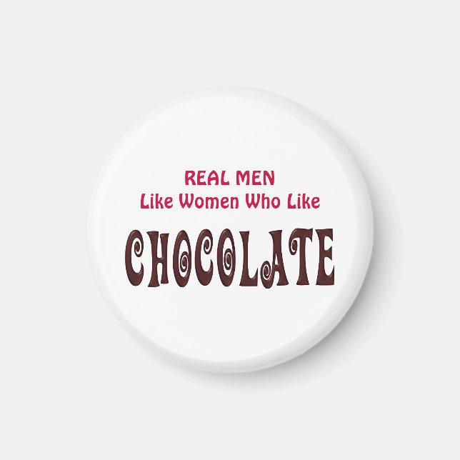 Imán Hombres de verdad divertidos como mujeres a las qu (Frente)