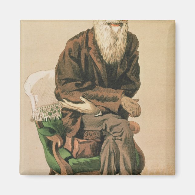 Imán Hombres del Día, No. 33, Charles Darwin (Frente)