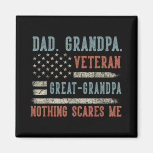 Imán Hombres Día del Padre Abuelo Veterano Gran Abuelo